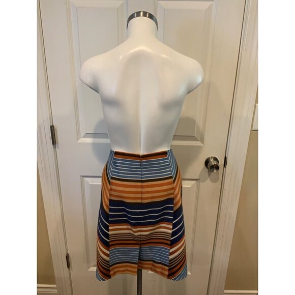 J. McLaughlin Multicolor Striped Patterned Pencil Skirt, Size 4 - Picture 6 of 7